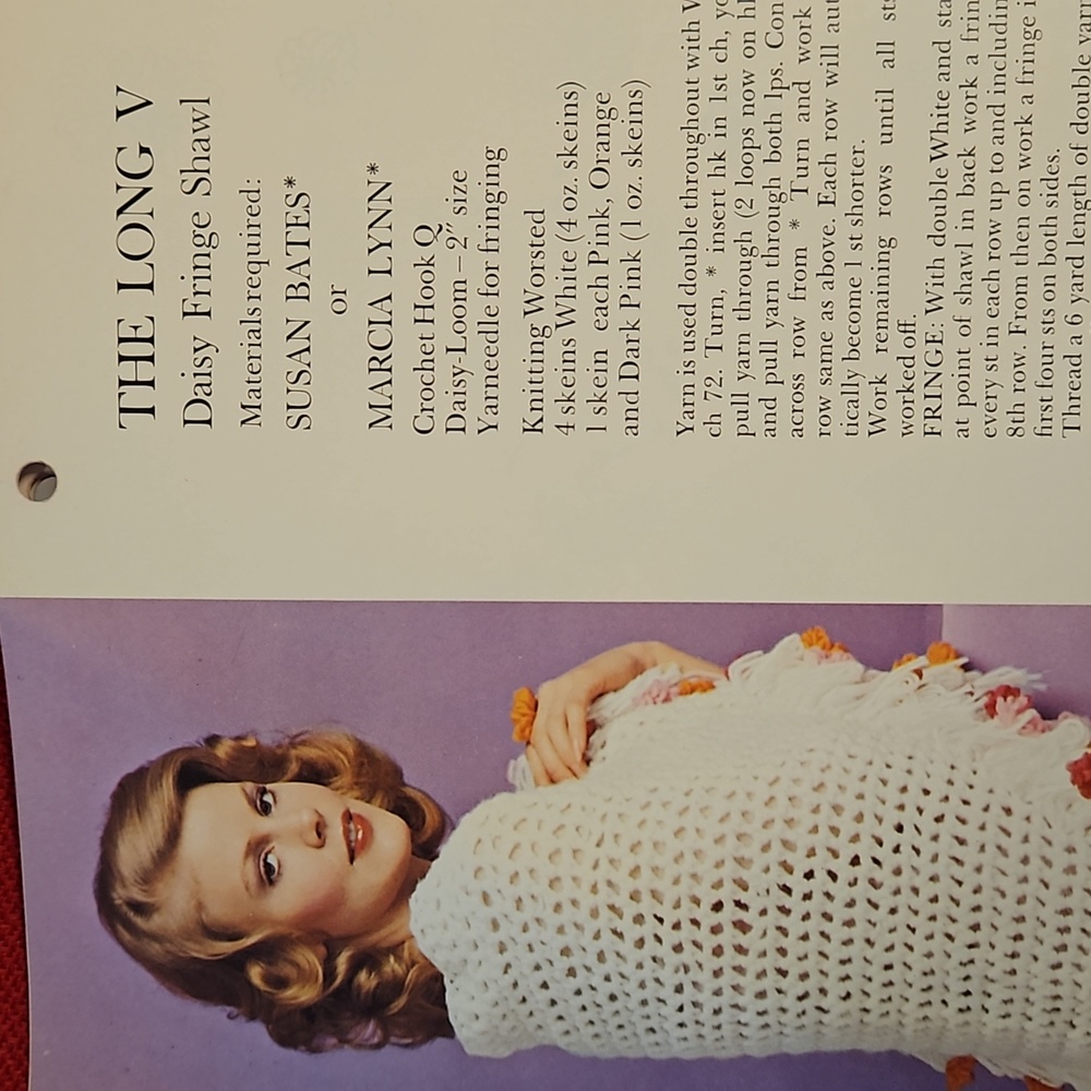 2 vintage crochet pattern instruction booklets 60s 70s granny squares shrink - Picture 7 of 15